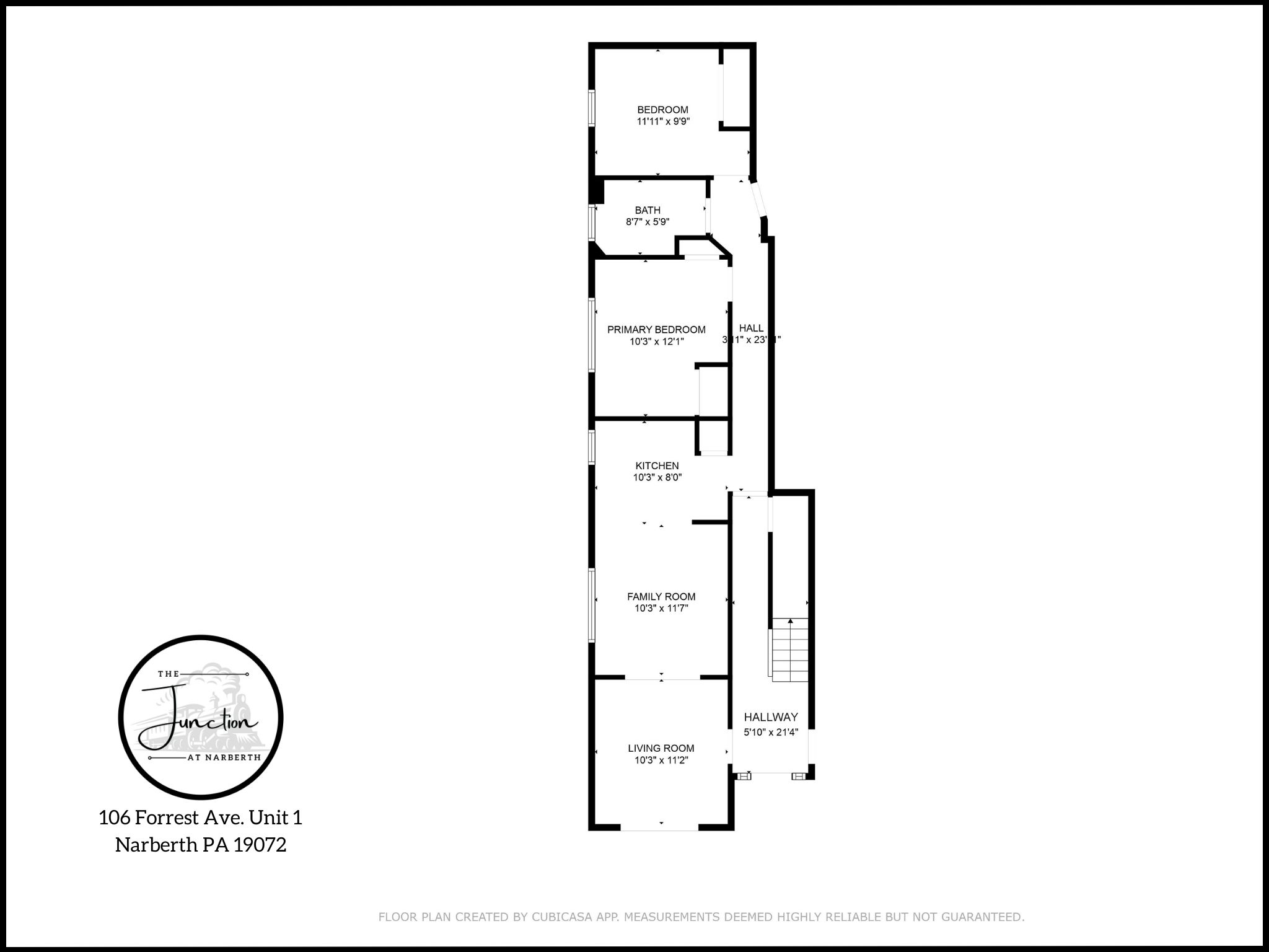 106 Forrest Ave. Unit 1 Narberth PA 19072